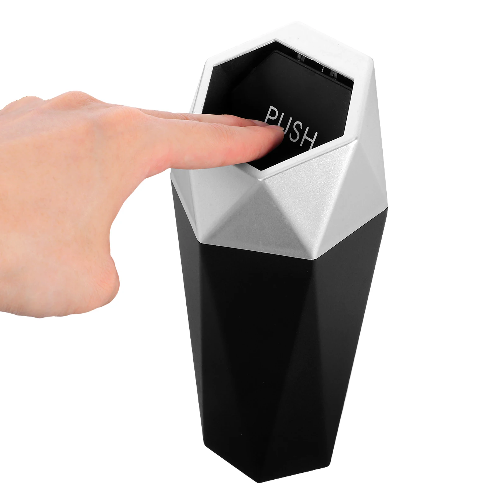 

1Pc Mini Car Trash Can Auto Dustbin Handy Holder With Large Capacity For Waste Disposal