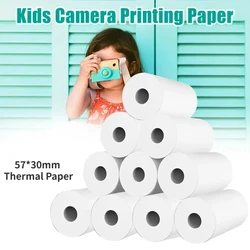 Thermal Paper White 57*30mm Children Camera Instant Print Kids Camera Printing Paper Replacement Accessories Parts