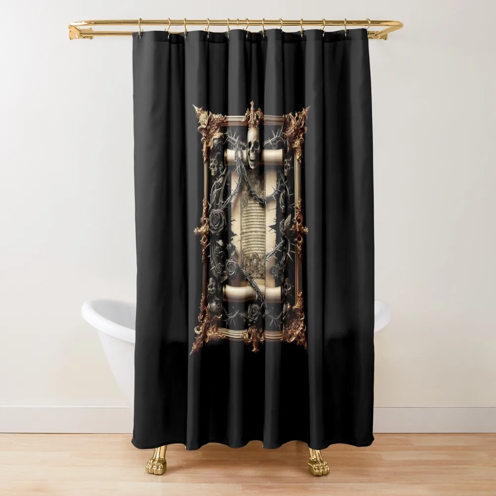 

Memento Mori 56 Shower Curtain Bathroom Fabric Shower For Bathroom Set For Bathroom Waterproof Fabric Shower Curtain