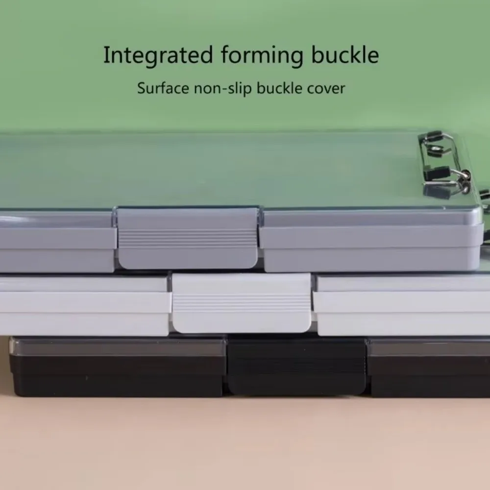

Portable Folding Storage Clipboard Plastic High Capacity Nursing Clipboard Storage Space Heavy Duty Clip Board School Office