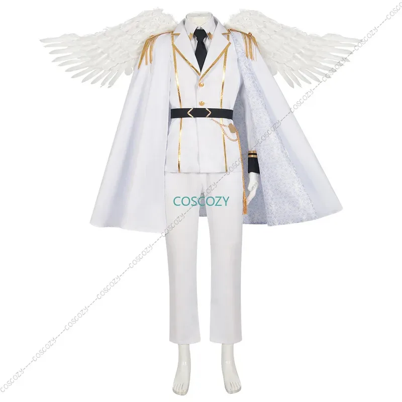 sisi 2233New الأزرق قفل أنيمي معرض Isagi Bachira تأثيري حلي شعر مستعار ارتفع صافي الأبيض موحدة أجنحة عباءة مجموعة #3