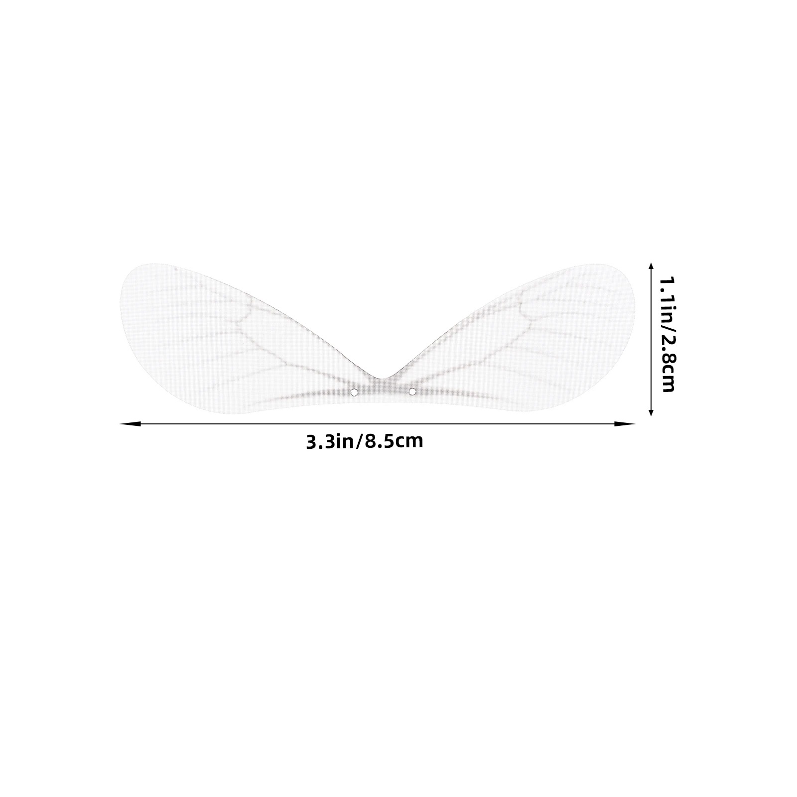 100 قطعة أجنحة اليعسوب سحر رائعة الحرفية لينة أجنحة بيضاء DIY بها بنفسك صنع المجوهرات قلادة جالبة للحظ فراشة القرط الشعر ديكور