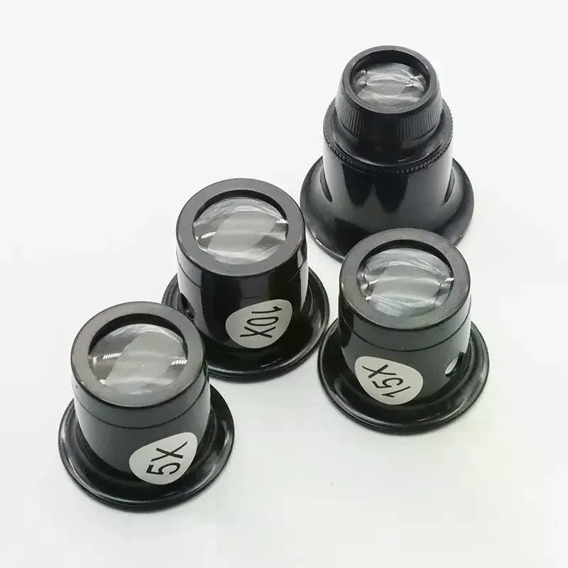 4PCS Watch Repair Tool Watch Repair 5 To 20 Times Magnifying Glass Goggles Goggles Watch Repairing Magnifying Glass Set
