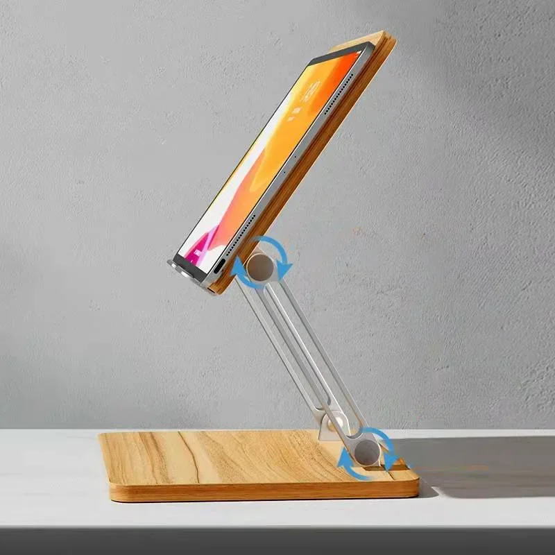 Multi-function Laptop Stand Soothing Cervical Spine Wooden Tray Angle Adjustment Reading Desk Desktop Increase Notebook Stand