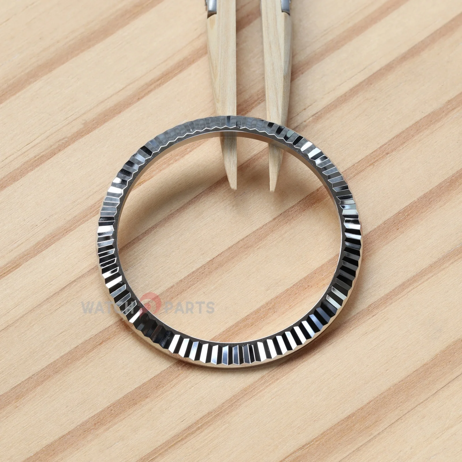 Steel Watch Fluted Bezel Insert for Rolex Day-Date 40 228239/228236/228206 Dog Toothed Ring 40mm Watch