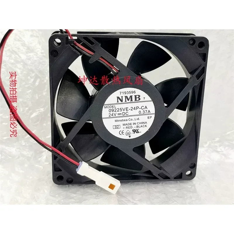 New Yaskawa YRC1000 Control Cabinet Fan for Yaskawa YRC1000 NMB 09225VE-24P-CA CT 24V 0.37A 9025