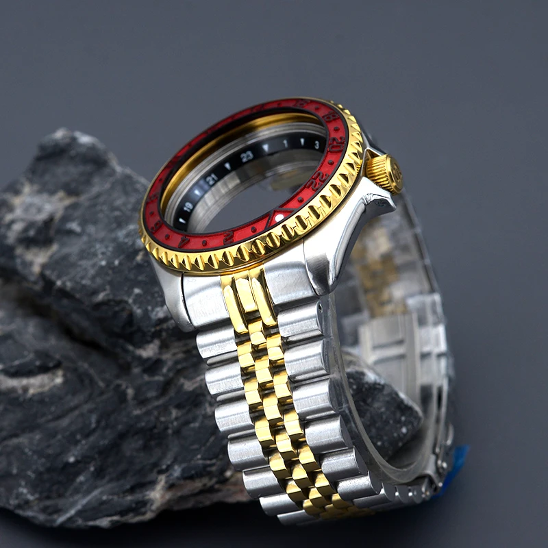 ตัวเรือนและสายนาฬิกา Gold SKX0 - Vintage Digital Watch บทวิจารณ์และราคา