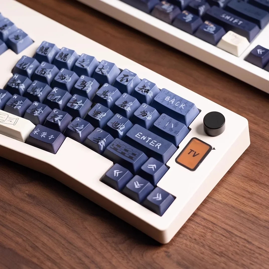 Oryginalna fabryczna wysokość klawiszy stopniowa zmiana pięciostronna termosublimacja PBT stopniowa zmiana klawiatury mechanicznej VGN98