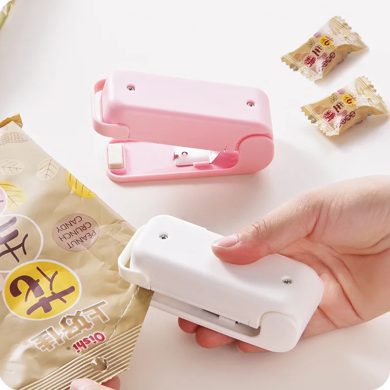 Mini Heat Bag Sealing Machine Package Sealer Thermal Plastic Food Bag Closure Portable Sealer Packing Kitchen Tools
