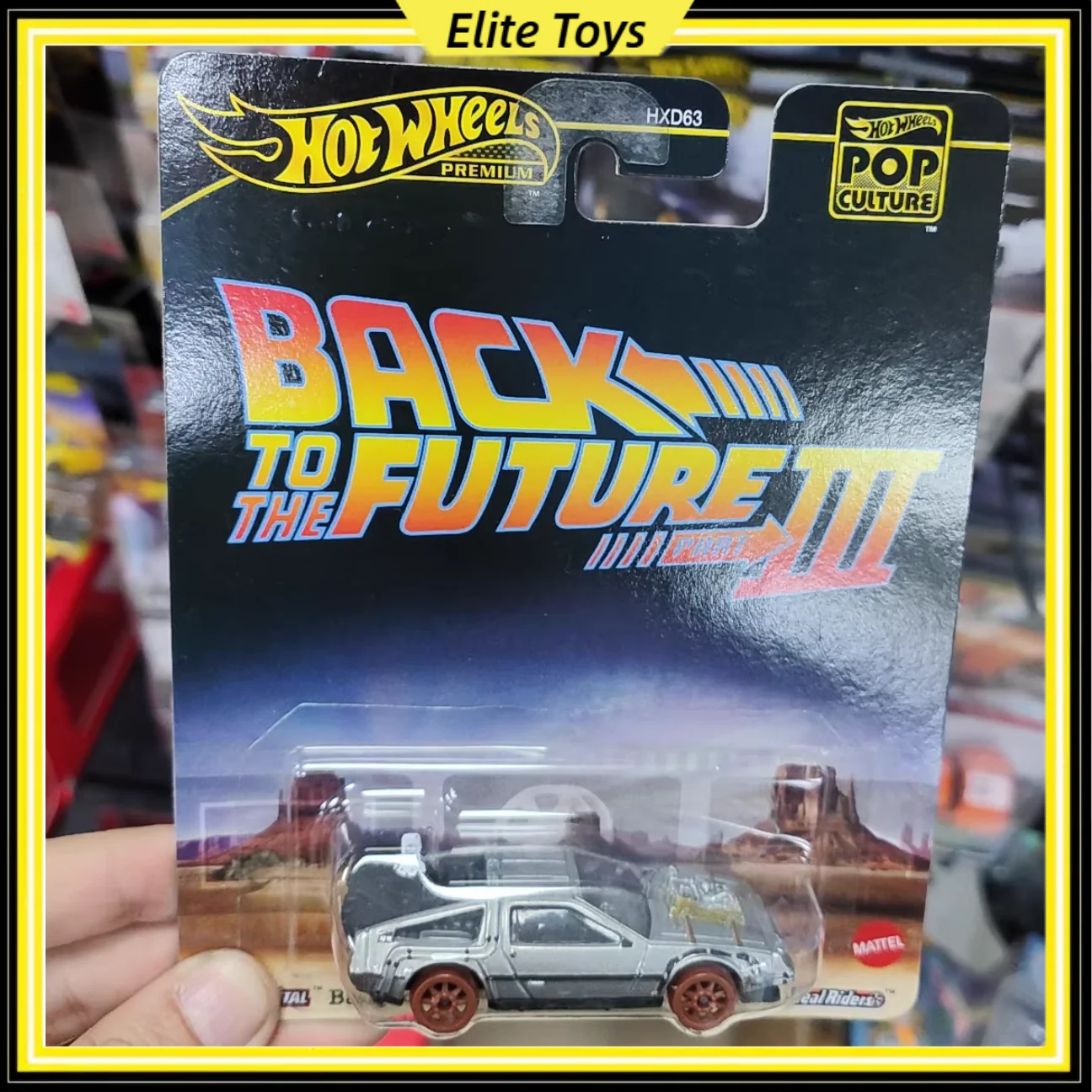 

Hot Wheels Premium Pop Culture масштаб 1:64 «Назад в будущее» Машина времени -1955 Литая под давлением модель автомобиля из сплава Коллекционная игрушка-автомобиль