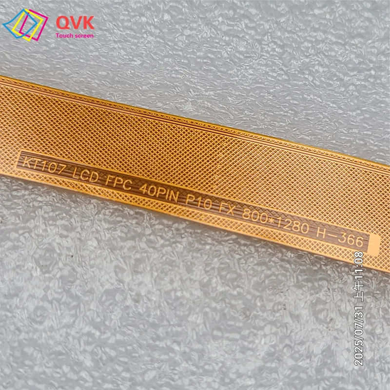 LCD Cable For KT107 LCD FPC 40PIN P10 FX 800*1280 H-366 10.1'' inch PANEL Display Connect Motherboard Flex Ribbon