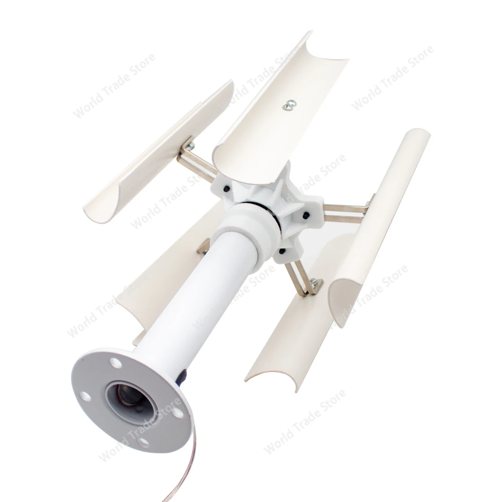 

Vertical 5-Blade Wind Generator Model Three-Phase Permanent Magnet Brushless Generator Low-speed Windmill Portable Outdoor