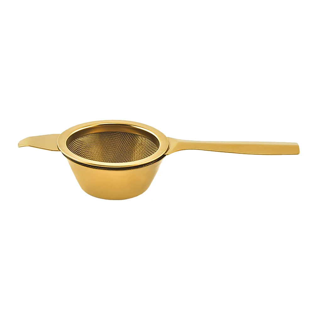 

Stainless Steel Tea Strainer Coffee Filter Mesh Infuser for Office Home Use Fine Holes Easy Cleaning Practical Small