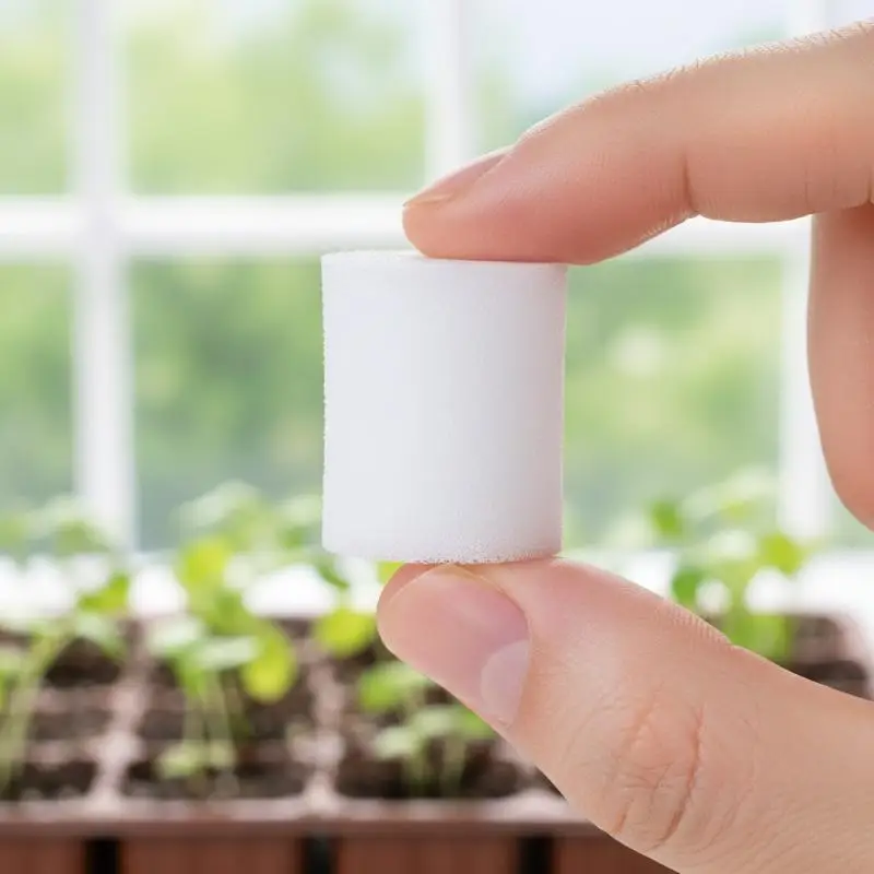 50Pcs Polyurethane Sponge Garden Cultivation Growing Media Sponge Vegetable Soilless Hydroponic Baskets Planting Sponge