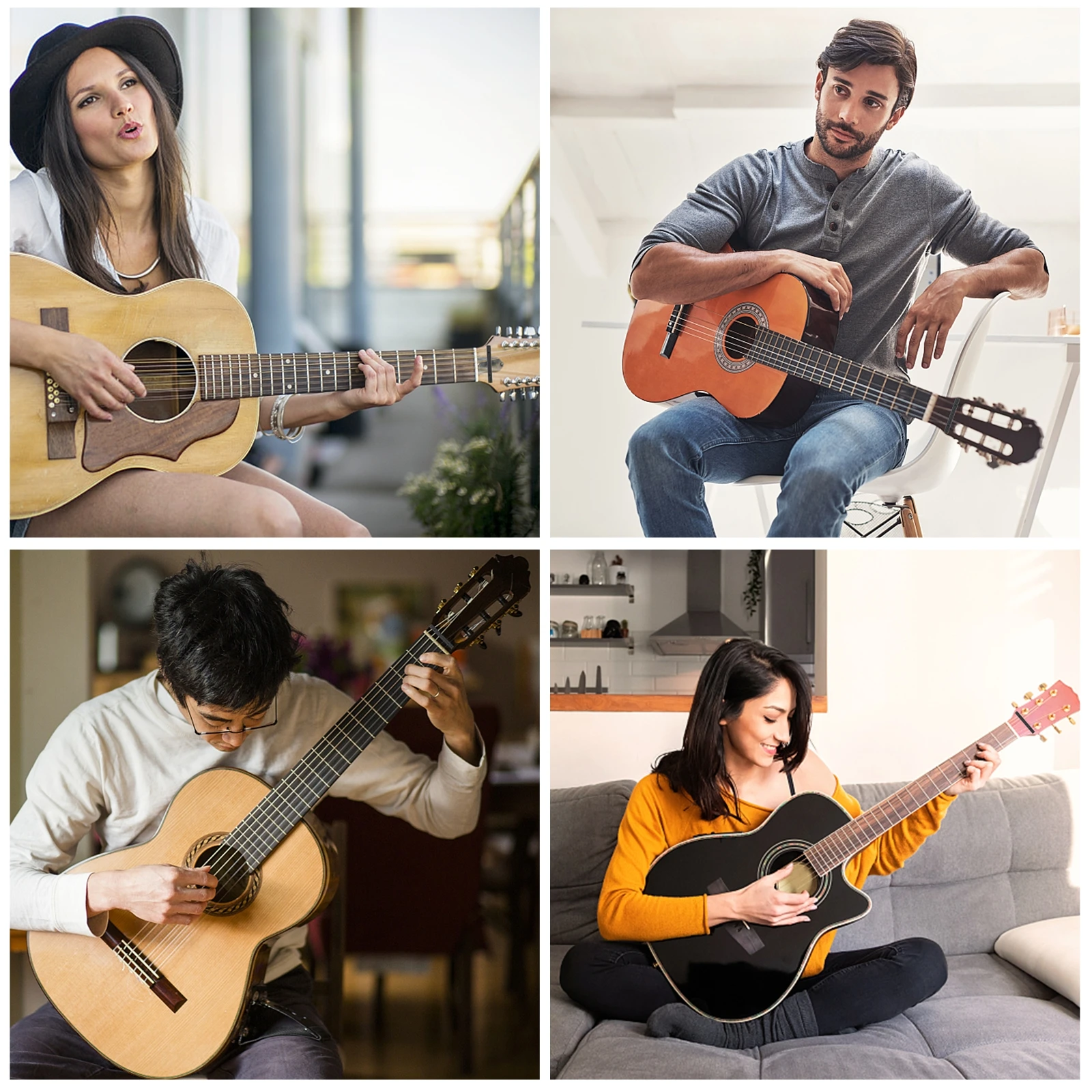 

3Sets Guitar String Guide Pressure Chord Tool Mini Size Convenient Installation Accessory Pressure Chord Rod Guitar Accessory