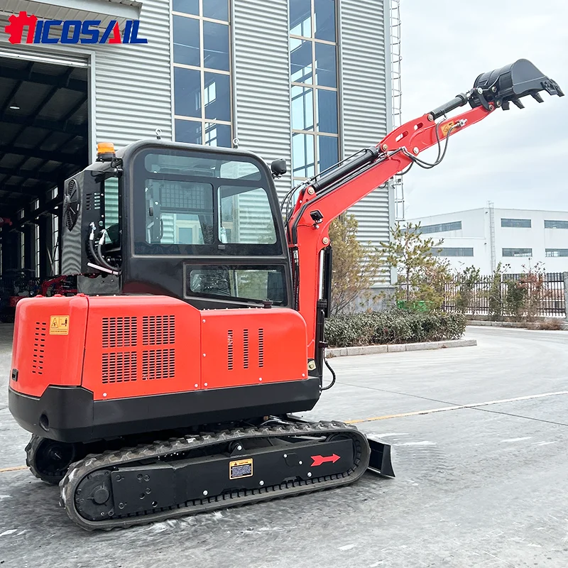 

Мини-экскаватор Nicosail OKW30, одобренный CE, землеройное оборудование, 3,0 тонны, гусеничный микроэкскаватор с ковшом