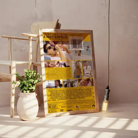 Affiche t-le loup de Wall Street, couverture d'album de musique de rappeur Pop, esthétique Hip Hop Rock imprimé, décoration murale pour salle d'art, cadeau