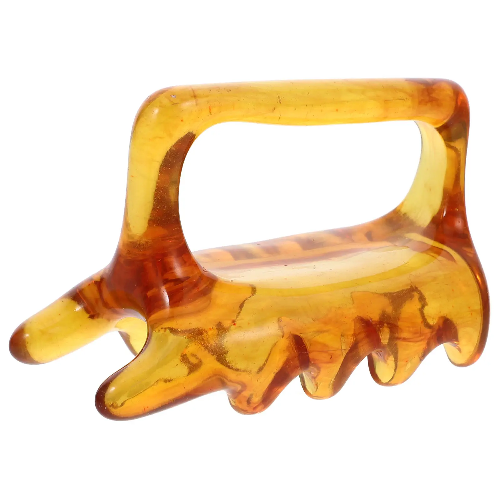 

Двойной скребковый массажер для тела из полимерной смолы: для плеч, шеи, спины, портативный, для глубокого расслабления мышц и коррекции фигуры