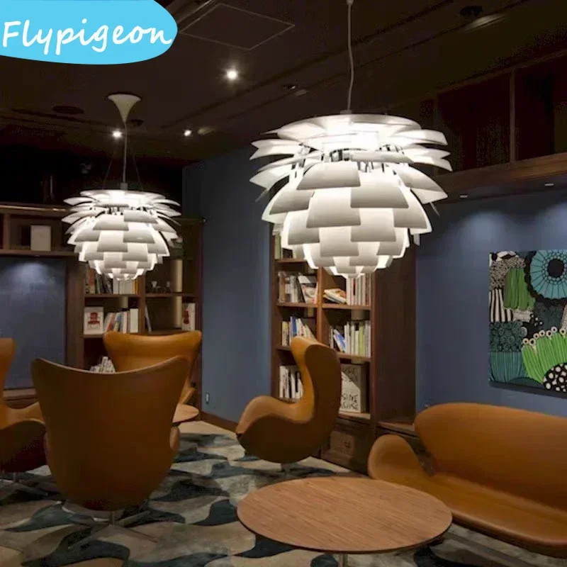 

Modern Pinecone LED Chandelier Creative High End Design Pendant Lamp for Restaurant Hotel Living Room Bedroom Home Decor Lights