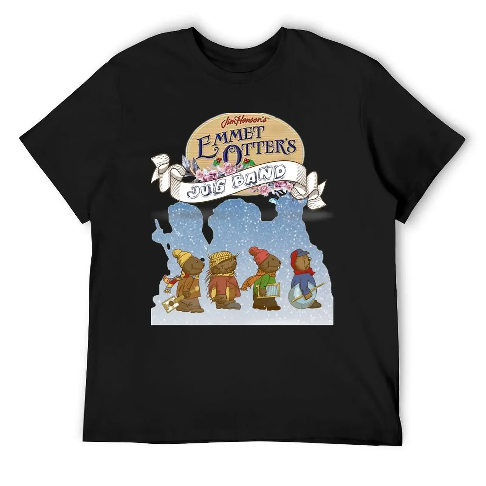

Copy of 1977 TV for children - emmet otter T-Shirt for a boy Short sleeve tee sports fans men clothings