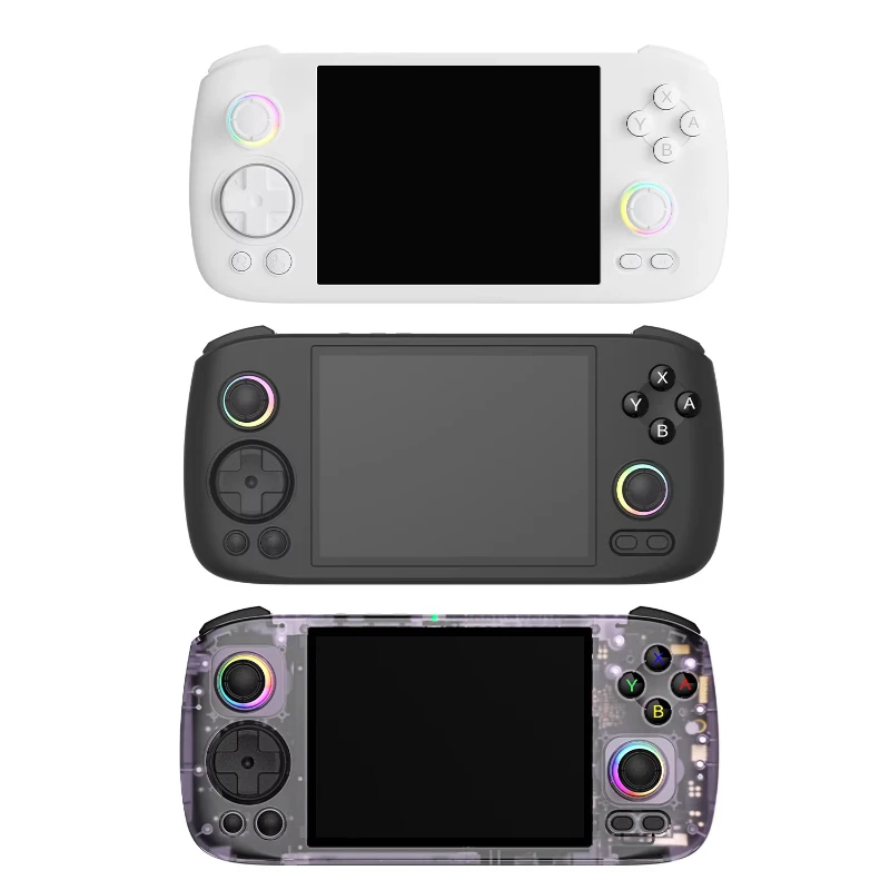 

New handheld game console, Android system, video game console with touchscreen and RGB optical illusion