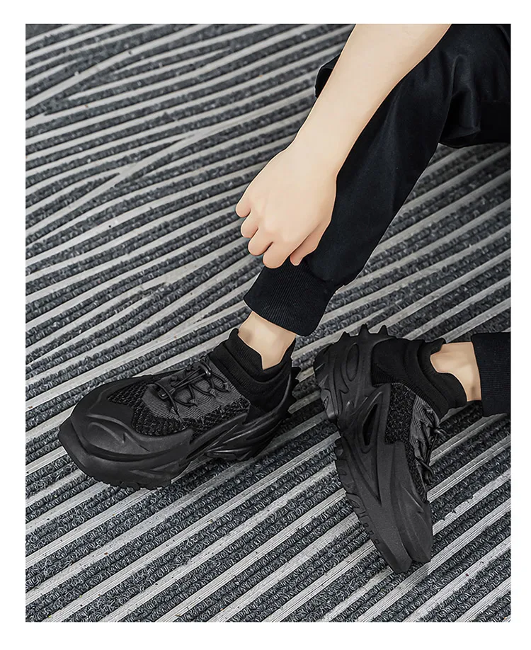 2026 Frühling und Sommer Neuer Stil Alltagstaugliche Personalisierte Herrenschuhe 39-45 Große Größen Dickbesohlte Modische Freizeitschuhe Vielseitige Sportschuhe – Detail 20