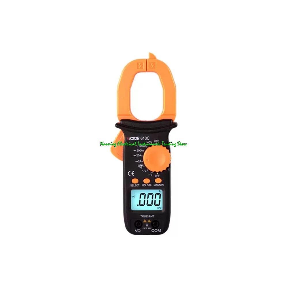 VICTOR VC610B/VC610C Digital Clamp Meter 3999 counts Small Digital Clamp Multimeter Automatic negative polarity indication