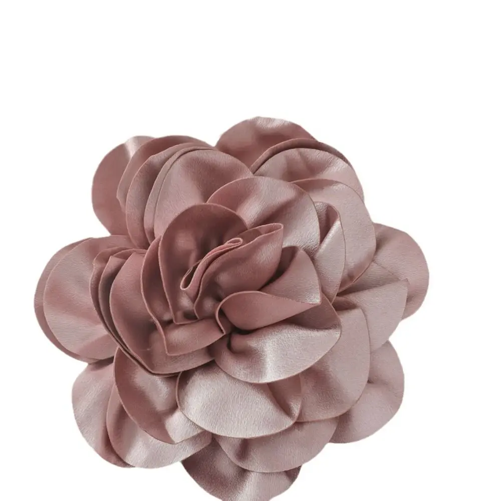 Fashion 20CM Brooch French Large Flower Badge Satin Lapel Pin