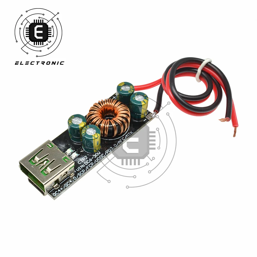 SW3518 Fast Charging Power Module DC6-32V QC4.0 PD3.0 USB Type-C Mobile Phone Fast Quick Charger Circuit Board Step-down Module