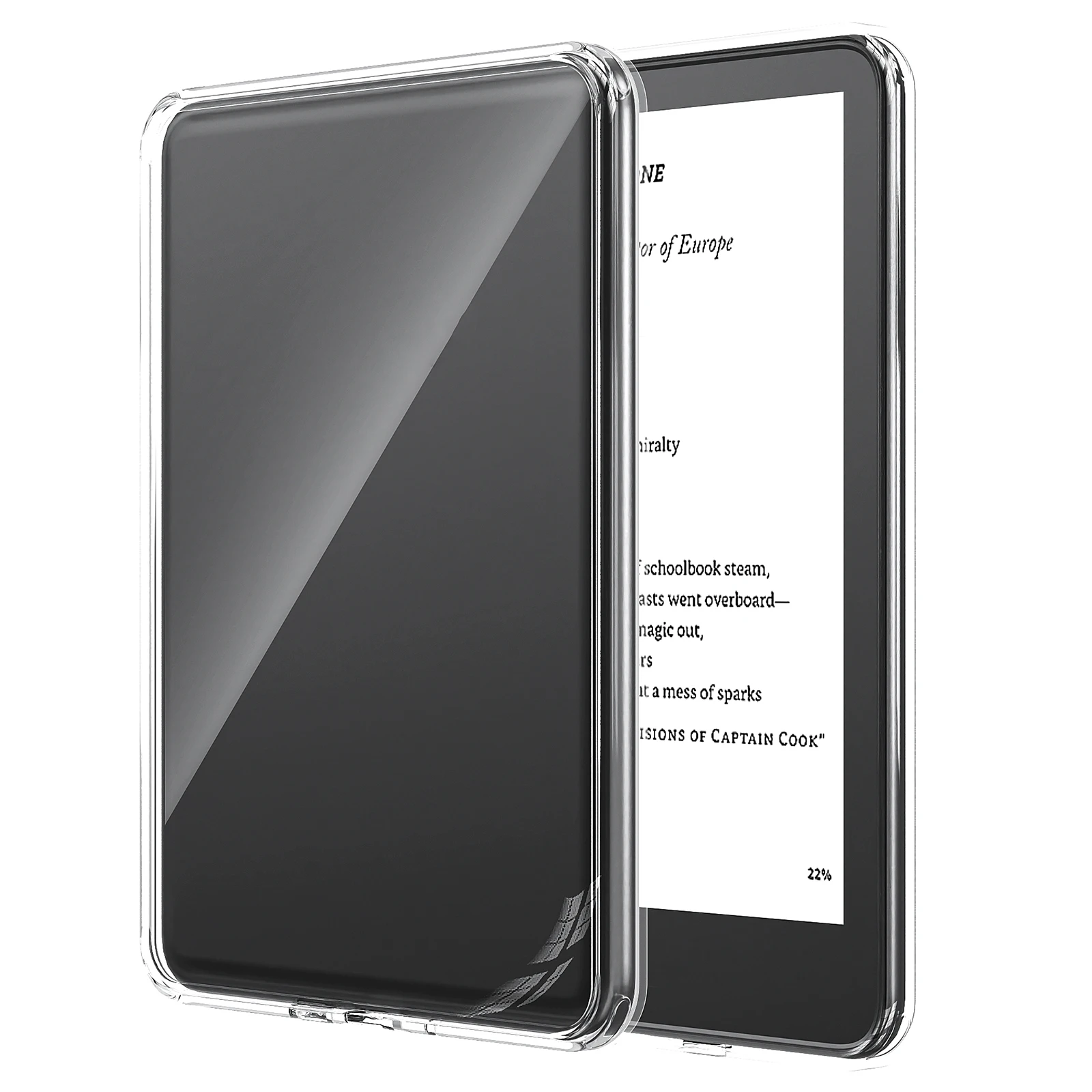 for Kindle Paper White 2024 12th Generation Protective Cover Transparent 4 Corner Anti-fall Anti-scratch Dustproof