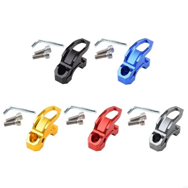 P9FD Upgrades Scooter Handlebar Storage Hook Slip Resistant Heavy Duty Handle Hook Multipurpose Hook set for Everyday Use