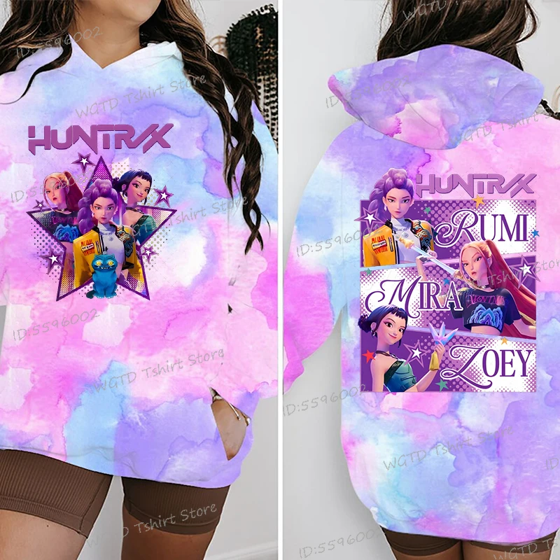 

Детская одежда, популярный фильм с принтом, подарки для фанатов, пуловер с капюшоном, женская одежда, популярный свитшот с капюшоном для девочек с принтом тай-дай из фильма