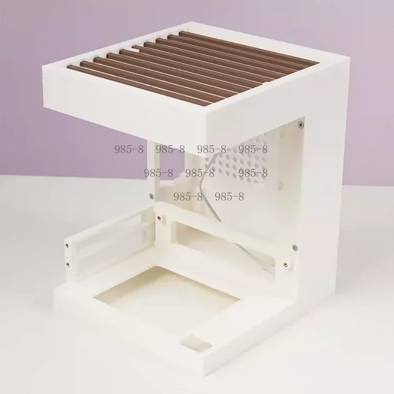Compact Desktop Sea View ITX Gaming Case Small PC Tower Fit ITX Motherboard SFX Power Unit