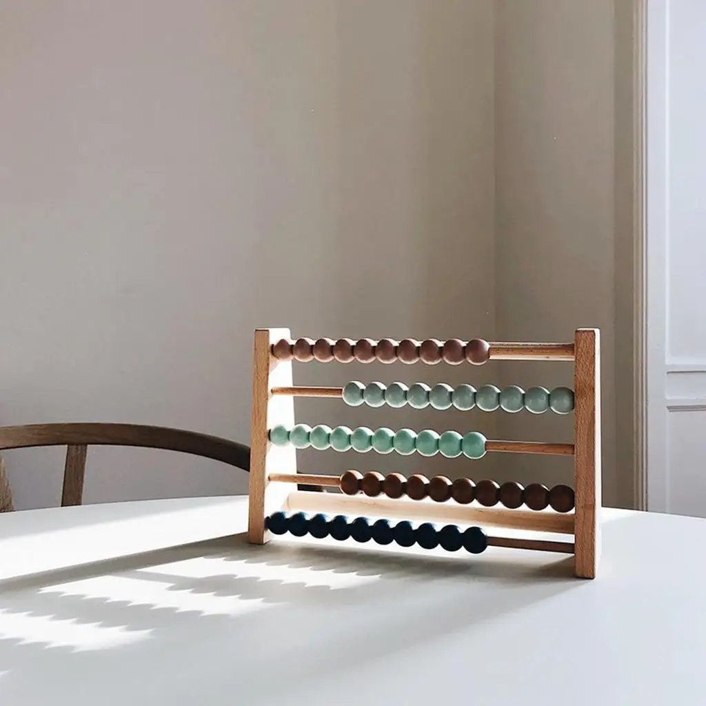 そろばん算数おもちゃ子供用数字数え教育玩具50玉幼稚園