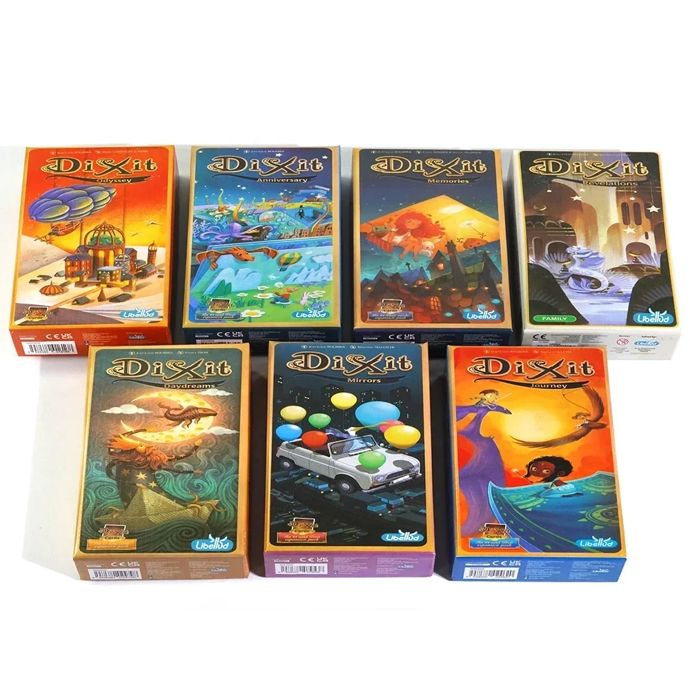 Dixit Game Expansion Pack Mirrors Board Game Origins Quest Odyssey Daydreams Revelations Memories Journey Anniversary Harmonies