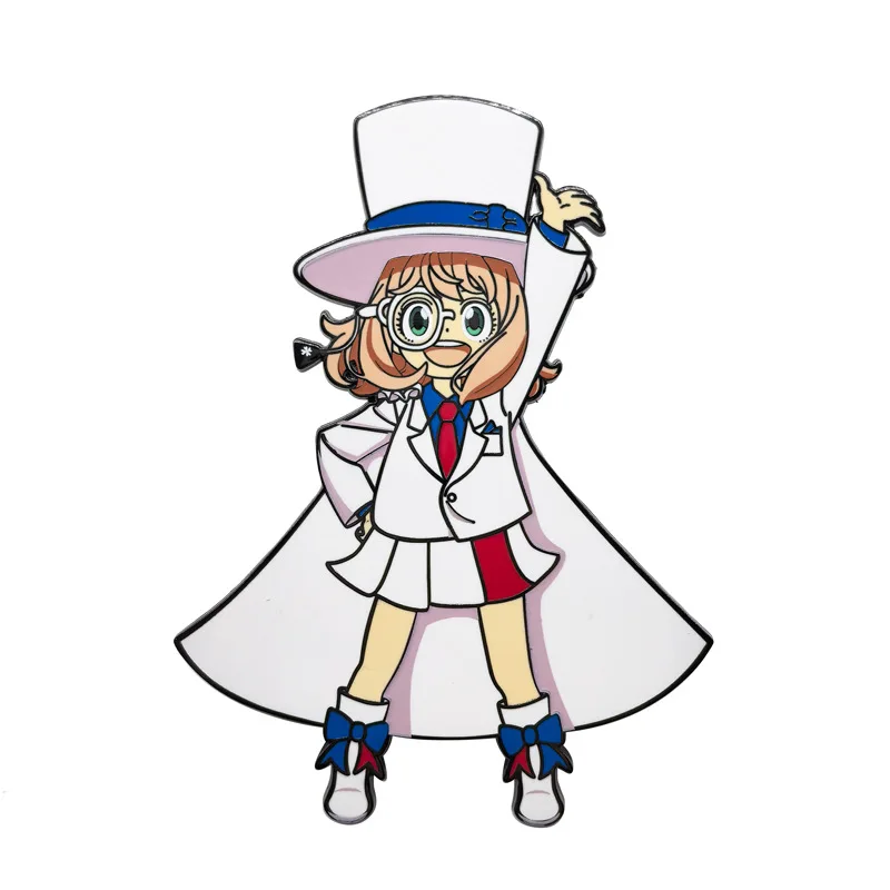 

A3707 Japanese Anime detective Enamel Pin Lapel Pins for Backpack DIY Metal Badges Brooch for Clothes Fashion Accessories Gifts