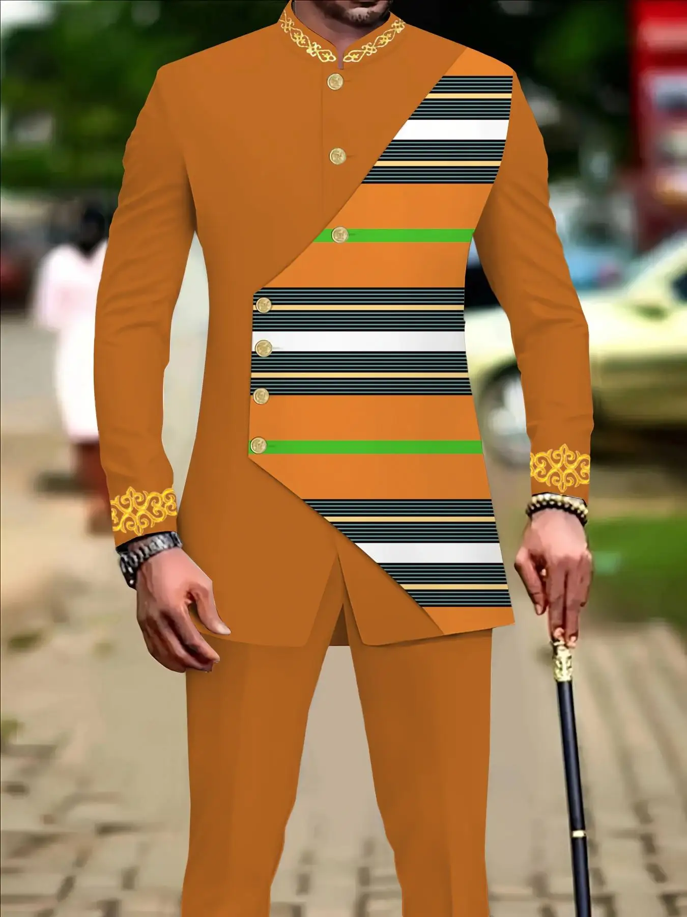 مجموعة فستان مكونة من قطعتين من فستان الإغلاق الفاخر للحرية للرجال