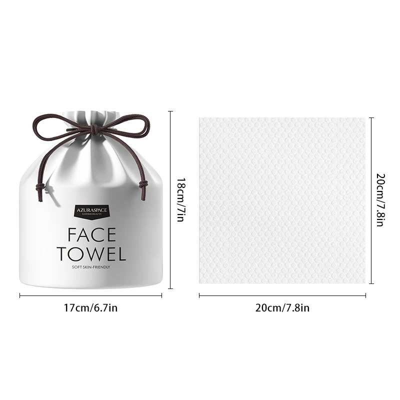 One-time thicken wipe face towel tissue paper clean face towel roll cotton soft towel home beauty salon wash face towel