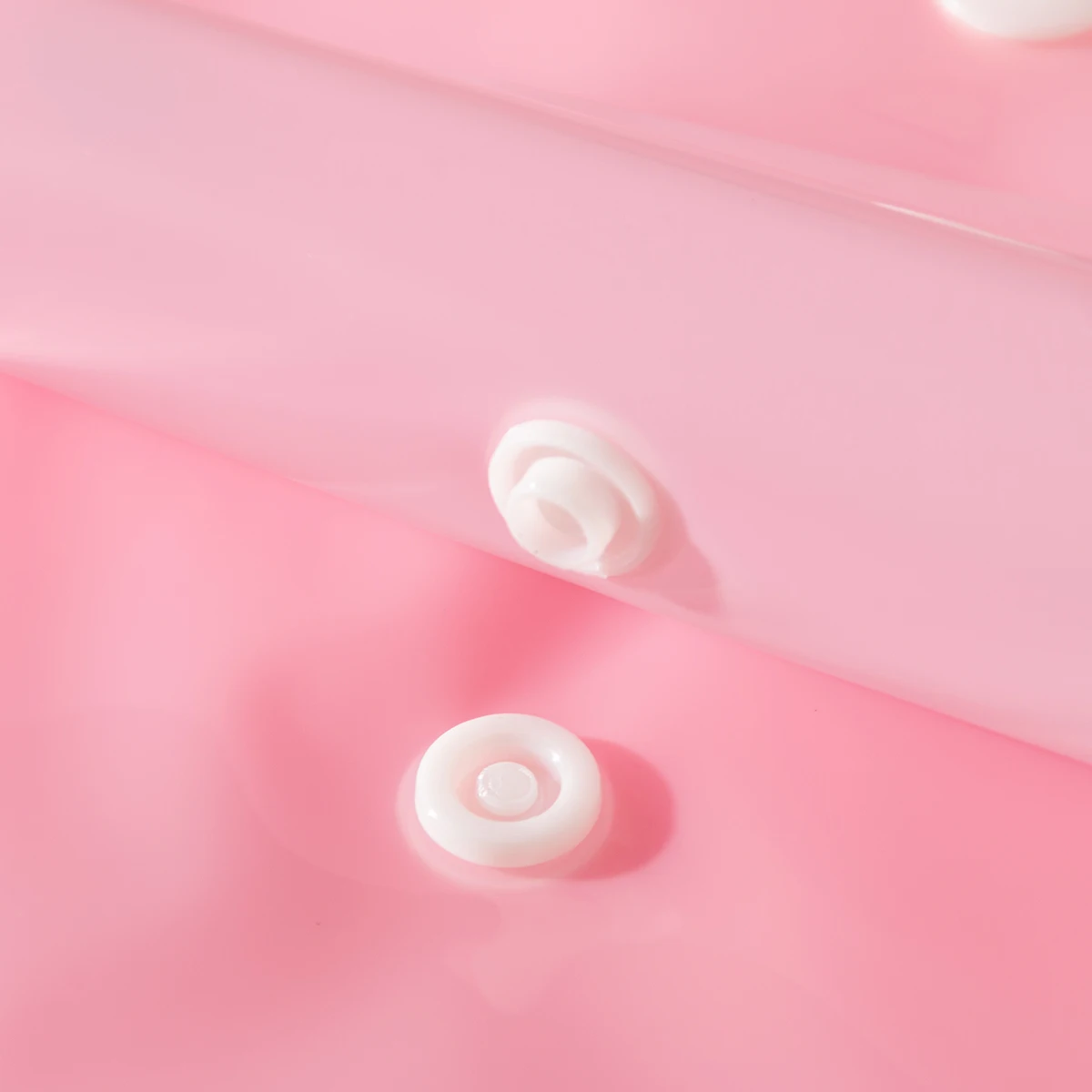 20-Pack File Bag with Label Transparent A4 Folder Snap Bag Plastic Data File Bag Storage Office Supplies Button Bag Briefcase Multi-Color