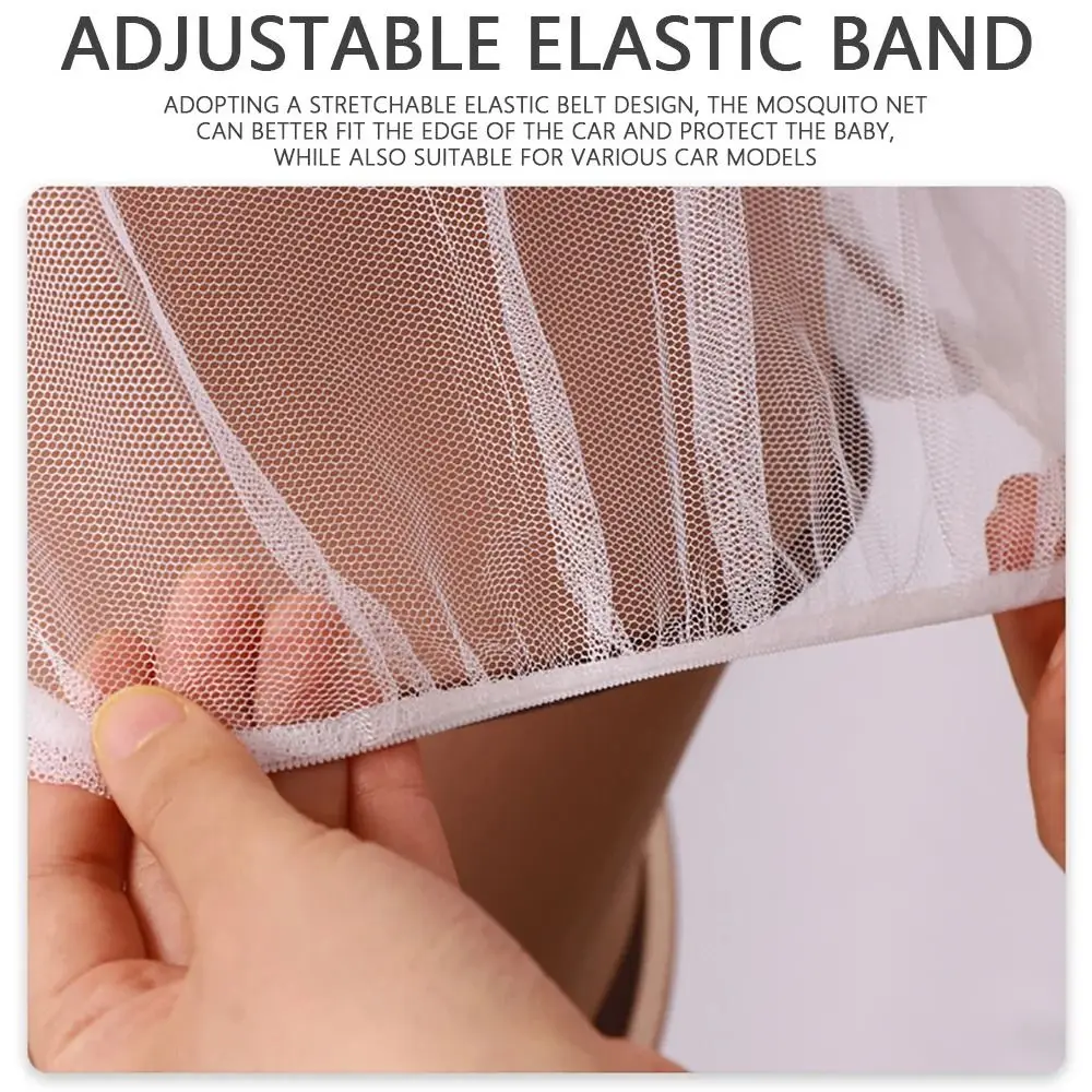 New Breathable Pushchair Mosquito Net Folding Lightweight Infant Protection Mesh Stroller Accessories Summer
