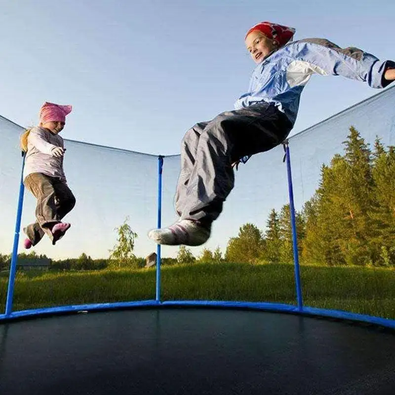 Siatka ochronna na trampolinę dla dzieci Trwała podkładka do skakania Siatka ochronna Osłona ochronna Trampolina do użytku na zewnątrz i wewnątrz