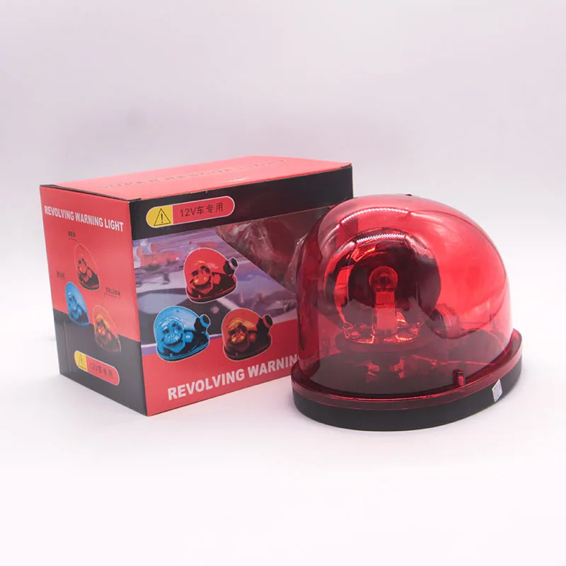 Tipo do caracol girando a luz de advertência, teto que pisca a luz, poder do isqueiro do cigarro, alarme do carro, 12V, 24V