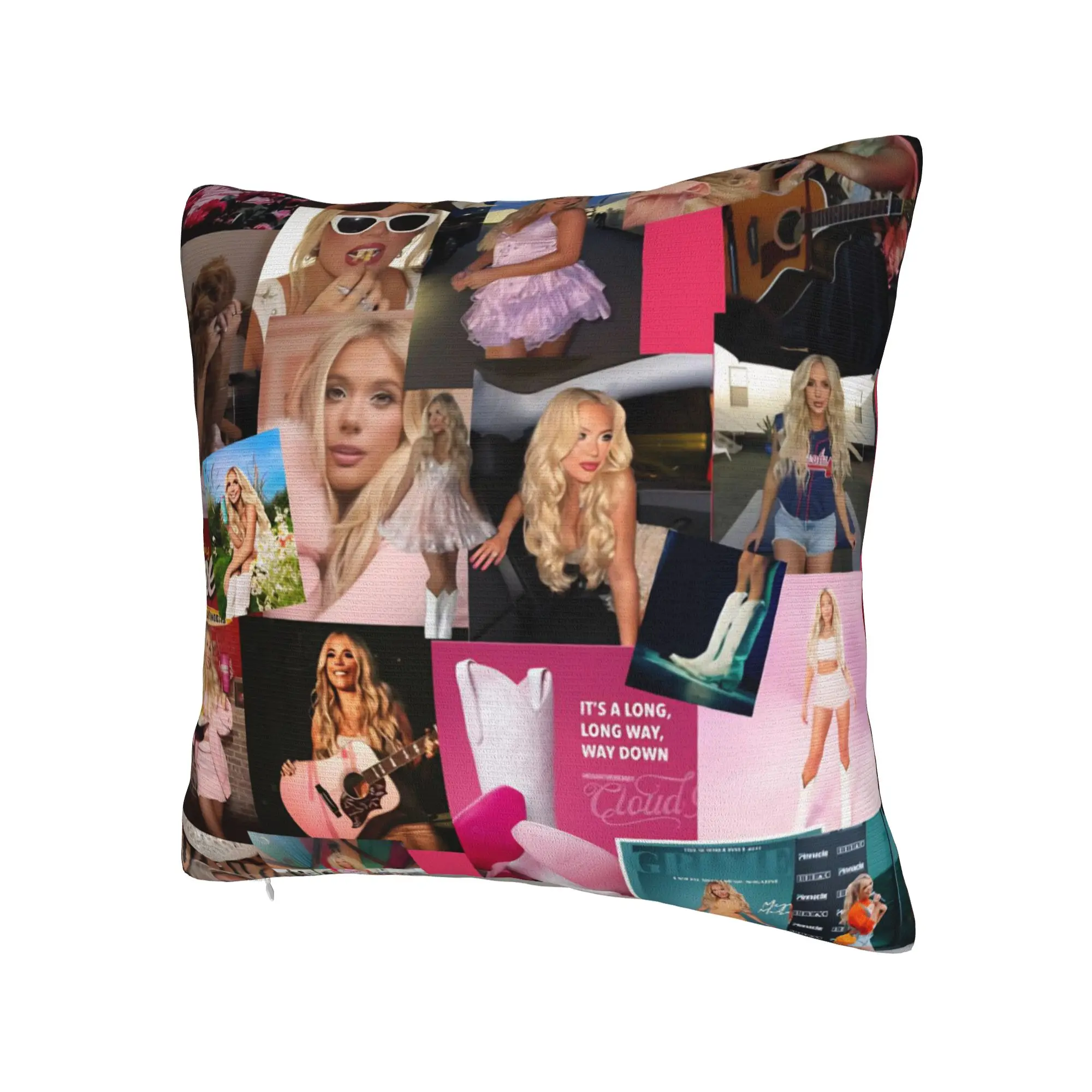 Megan Moroney Singer  Pillowcase Merch Printing Cushion Cover Decorative  Pillow Case Cover Bedroom Multi Size