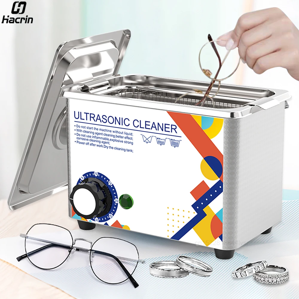 Ultrasonic Cleaner Ultrasound Glasses Cleaner 35W Ultrasonic Cleaning Machine 0.8L Ultrasound Washing Bath For Glasses Jewelry