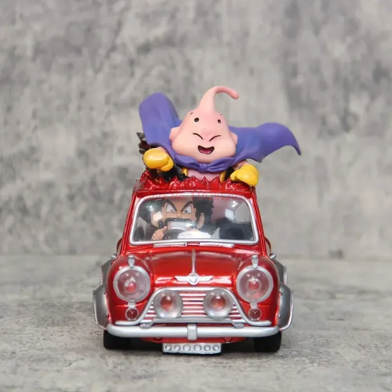 14cm Dragon Ball Z Fat Buu Anime Figures Majin Buu Figurine Mr. Satan Drive Car Pvc Statue Collectible Model Decoration Toy Gift