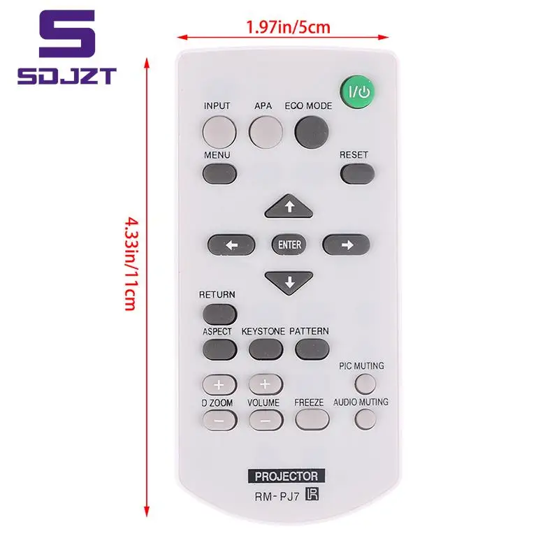 1Pc Universal Remote Control Suitable for Sony Data Projector RM-PJ7 VPL-EX100 EX120 EX145 EX175 Replacement Remote Control