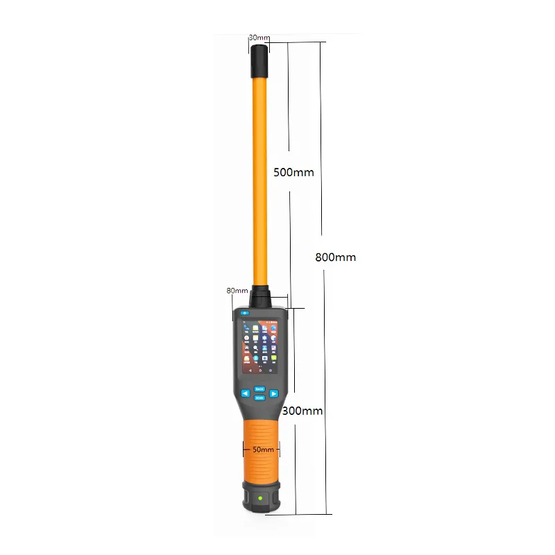 Free software data export RFID animal stick reader ISO11784/85 HDX FDX-B ear tag microchip scanner for harsh livestock feedlot