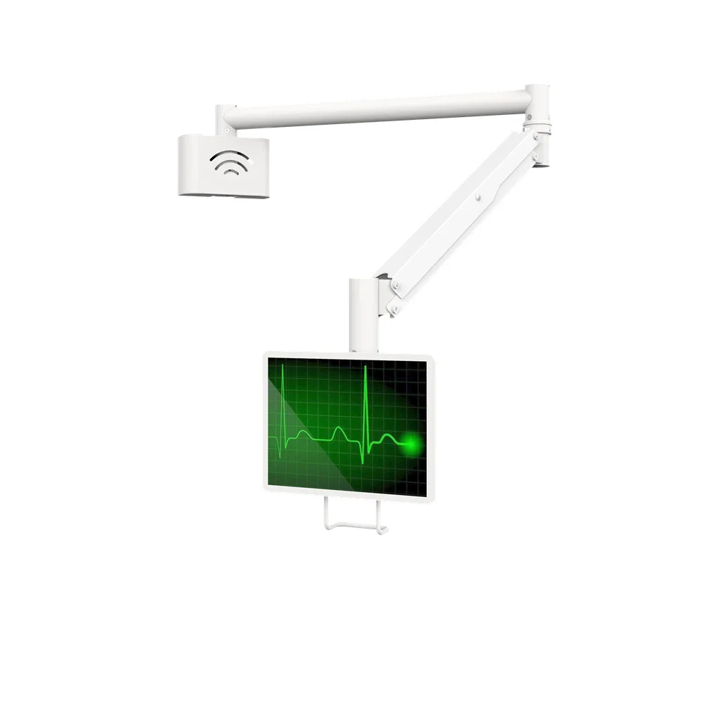 Healthcare Centre Medical Monitor Tablet Wall Mount for Hospital Flexible Long Arm