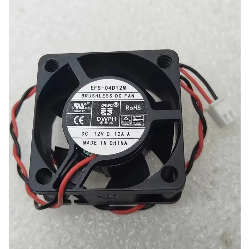 New Cooler Fan for EFS-04D12M 2-wire 12V 0.12A Cooling Fan 40x40x20mm