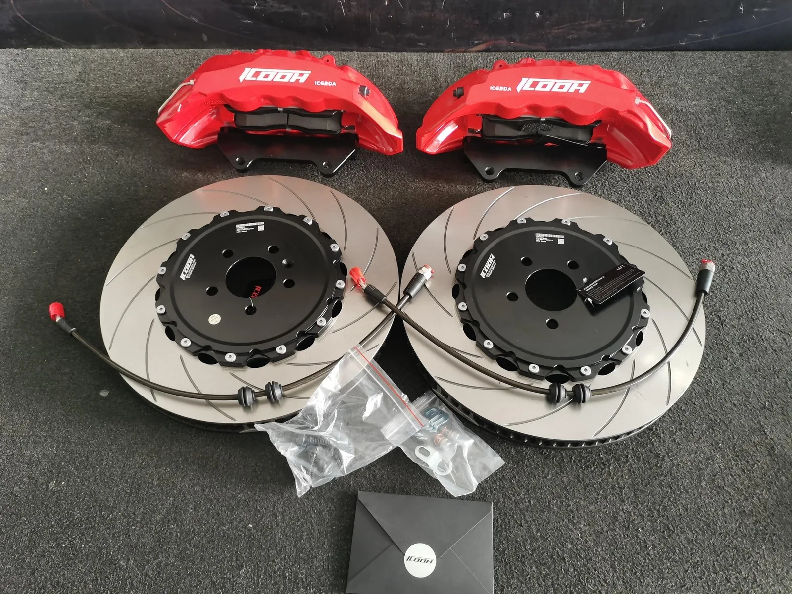 

High Quality IC6 Steel Disc Front 390X36 6-piston brake caliper kit fits for BMW 7 Series Li Li (G12) 2014+
